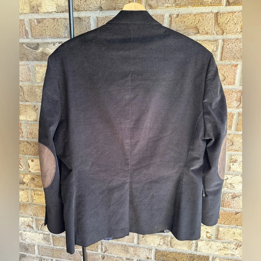 Ralph Lauren Black Corduroy Blazer Sport Coat Men’s Size 40S